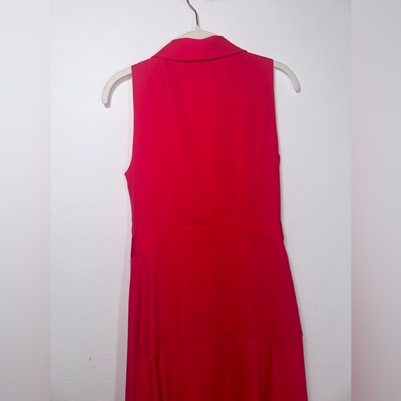 REISS CLAIRE PLEATED FITTED MIDI DRESS, NWOT - Picture 12 of 16